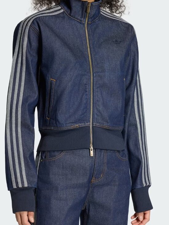 adidas Jackets & Blazers - Adidas Firebird Denim Tracktop - XS - NWT